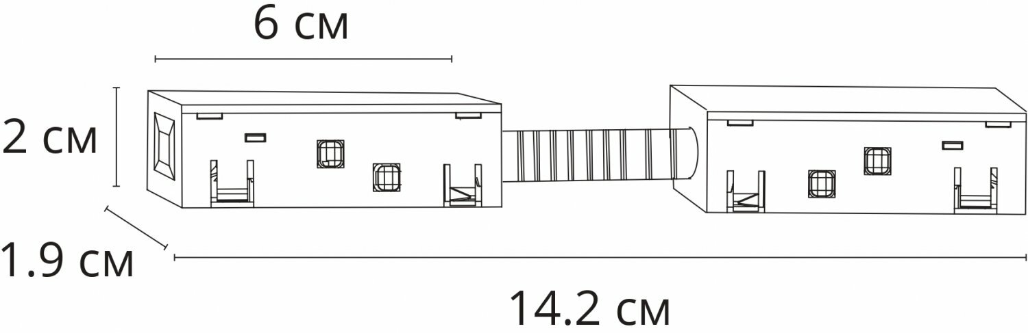 Коннектор для шинопровода Arte Lamp Linea-accessories A483306