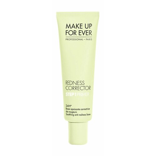 База под макияж корректирующая покраснения Make Up For Ever Redness Correc Step 1 Primer 24h Soothing Anti redness Base база под макияж make up for ever redness correc step 1 30 мл