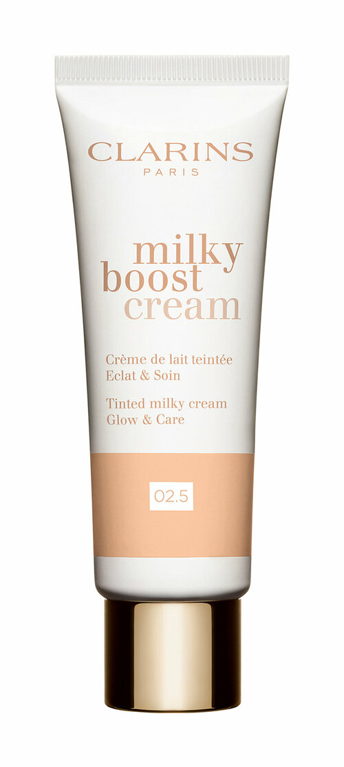 Тональный крем с эффектом сияния 02,5 Clarins Milky Boost Cream Glow & Care