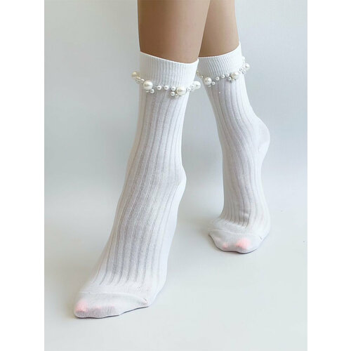фото Носки nashiba, размер 35/39, белый