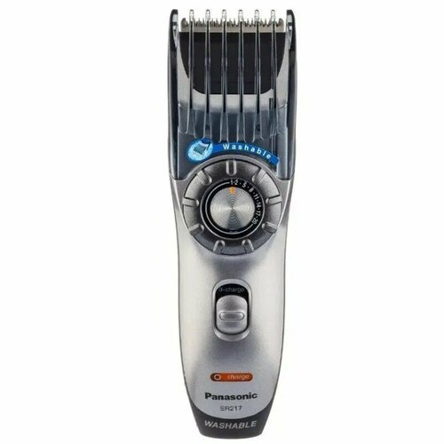 Машинка для стрижки волос Panasonic ER-217S520, Silver триммер для бороды и усов panasonic er gb42 k520 черный