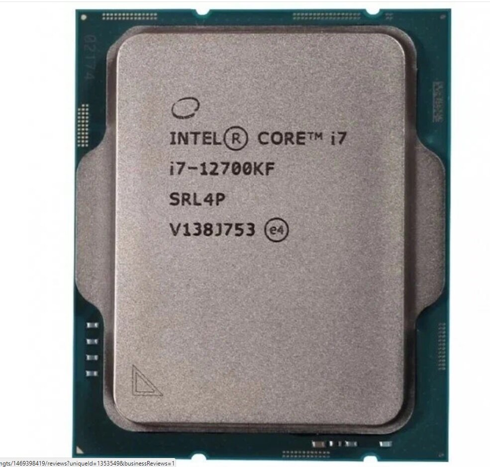 Процессор Intel Core i7-12700KF LGA1700 12 x 3600 МГц