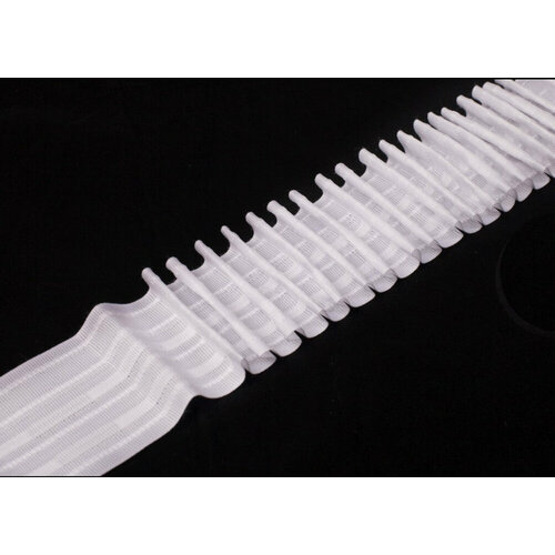 Шторная лента белая карандашная ширина 60 см 5м 250₽