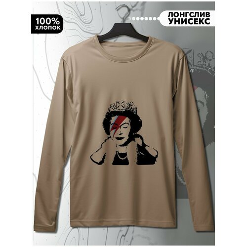 фото Лонгслив hypnotica, размер m, бежевый