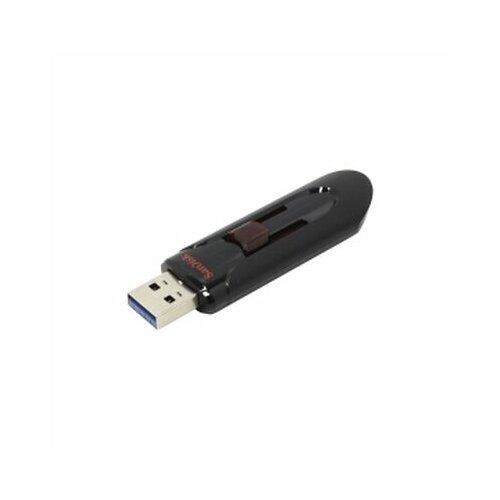 Флеш-диск SanDisk CZ600 Cruzer Glide 32Gb USB3.0 Black флешка sandisk cruzer glide 3 0 32gb черный