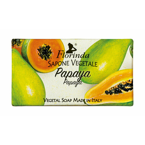 Мыло с ароматом папайи Florinda Soap Papaya