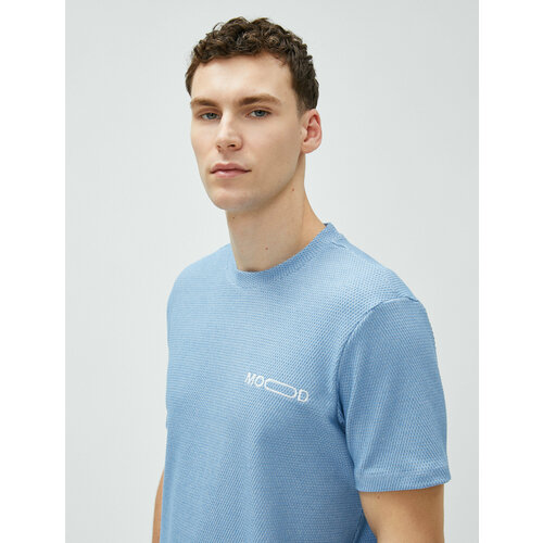 фото Футболка koton, размер l, синий