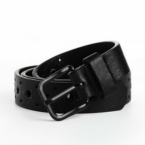 фото Ремень сима-ленд, размер 85, черный сима-лэнд