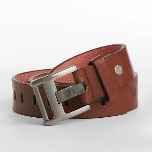 фото Ремень сима-ленд, размер 100, коричневый сима-лэнд