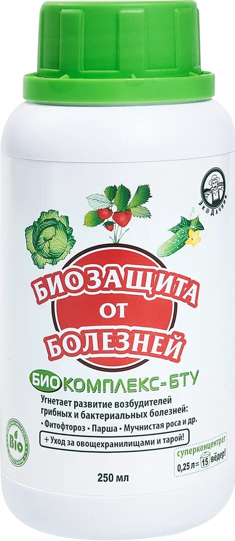 Удобрение органическое от болезней био комплекс бту 250 мл