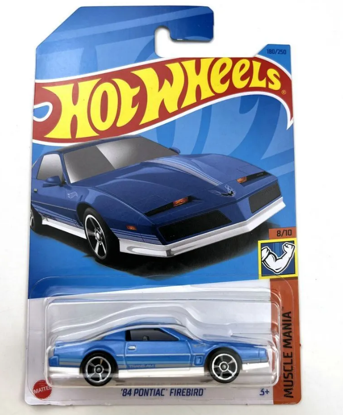 Hot Wheels Машинка базовой коллекции `84 PONTIAC FIREBIRD синяя 5785/HKJ57