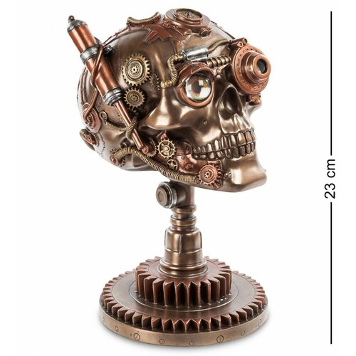 Декоративное изделие в стиле Стимпанк Череп WS-1064 113-906655