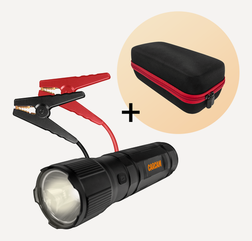 Изображение товара Пуско-зарядное устройство на 12000 мАч + фонарик CARCAM Flashlight Jump Starter 12000mAh FJS-1201