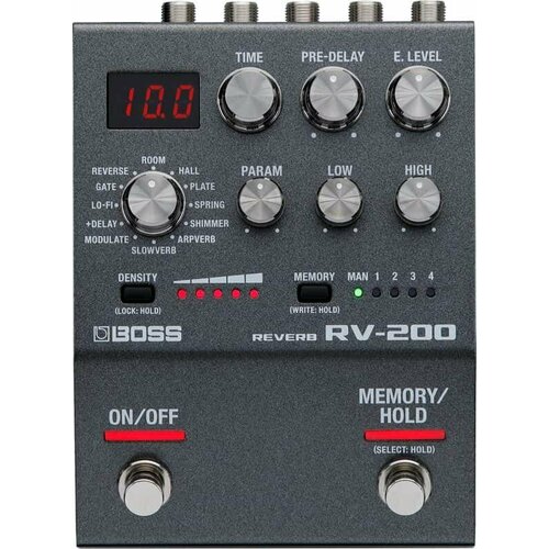 Гитарная педаль Boss RV-200 boss ce 2w гитарная педаль хорус