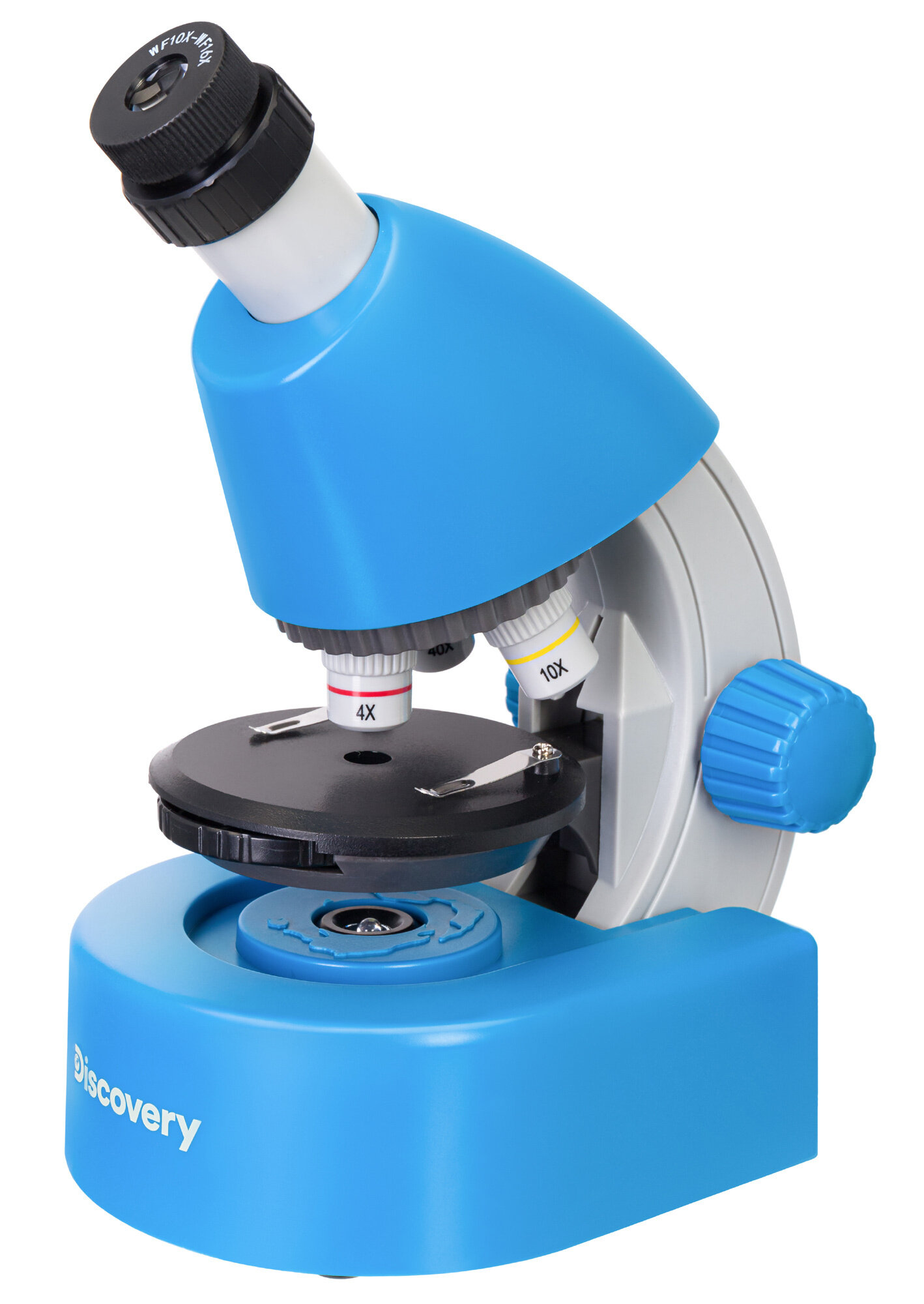 Микроскоп Discovery Micro Gravity монокуляр 40640x на 3 объек. голубой - фото №16