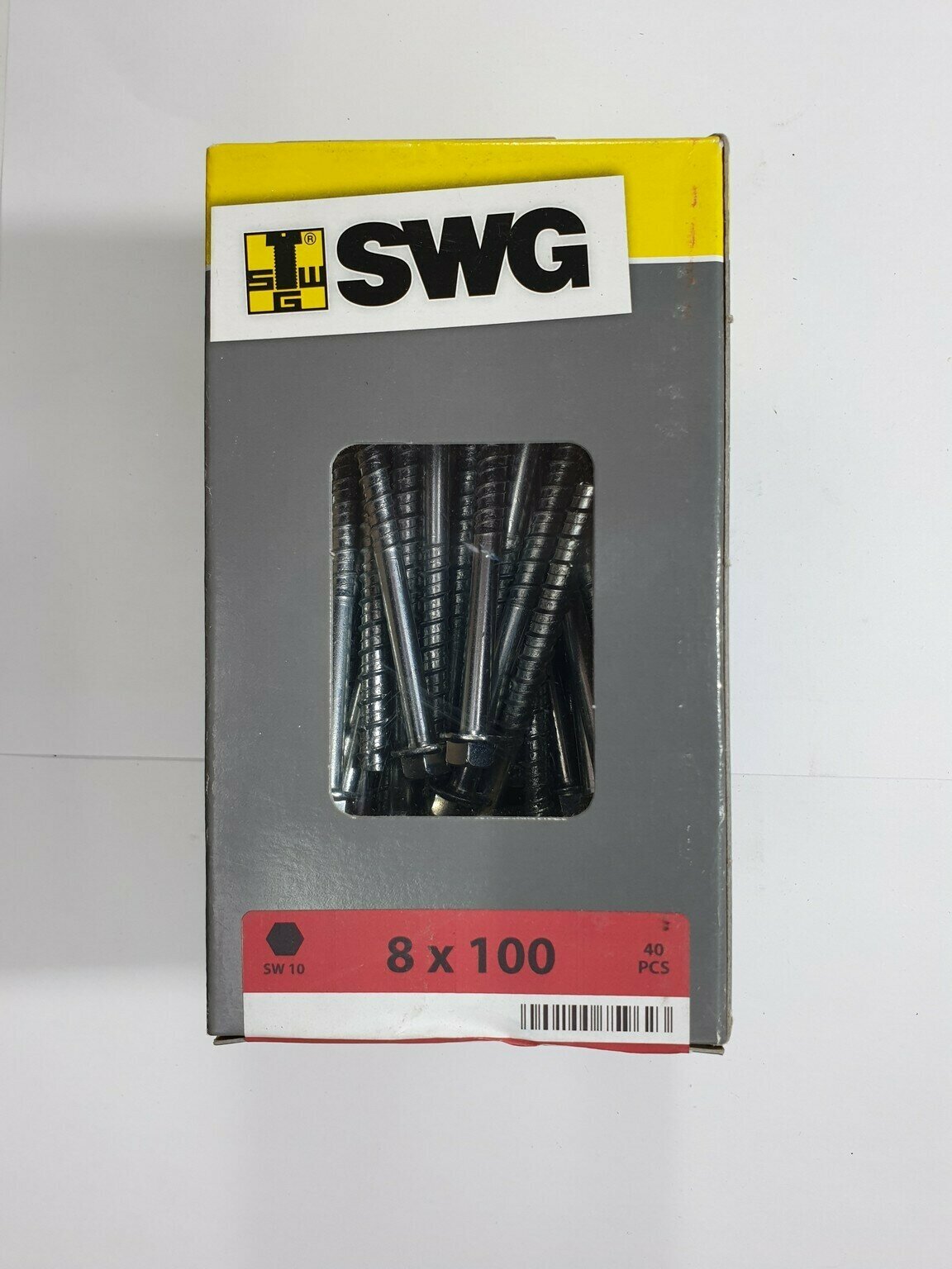 Анкер-болт по бетону 8x100 (40 pcs) SW10 SWG Германия