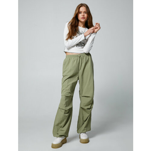 фото Лонгслив koton, размер xs, бежевый