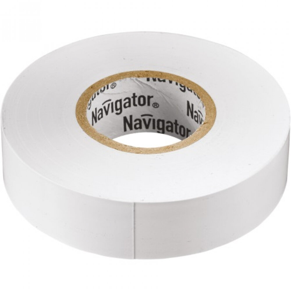 Navigator Изолента NIT-B15-10/WH белая 71228