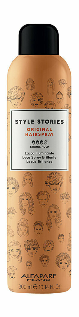 Лак для волос сильной фиксации 300 мл Alfaparf Milano Style Stories Original Hairspray