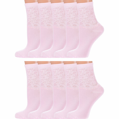 фото Носки красная ветка, 10 пар, размер 25, розовый