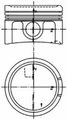 KOLBENSCHMIDT 99933620 Поршень dm.81.00x1.5x1.75x2.0 +0.50 Цена за 1 штуку