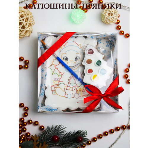 Пряник-раскраска "Катюшины пряники" - вкусный подарок для ребенка на Новый год!