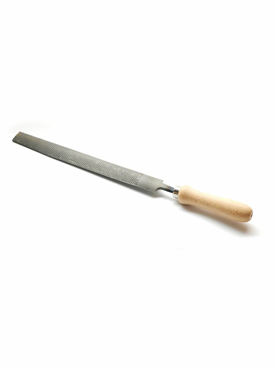 Рашпиль плоский с деревянной ручкой 250 №1