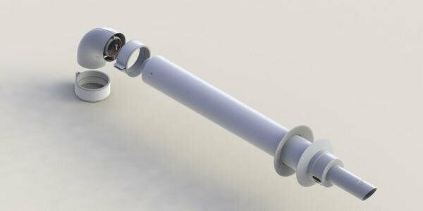 Дымоход коаксиальный Rinnai ал  60 100  антилед  498900059