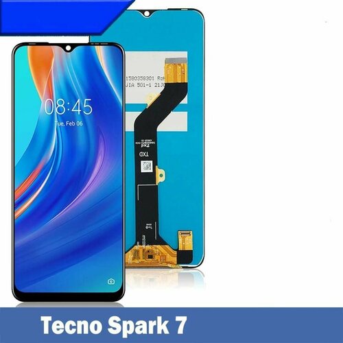 дисплей для tecno spark 9 pro sport в сборе с тачскрином черный premium Дисплей для Tecno Spark 7 (KF6N) / Infinix Hot 10i (X659) (Premium) в сборе с тачскрином (черный)