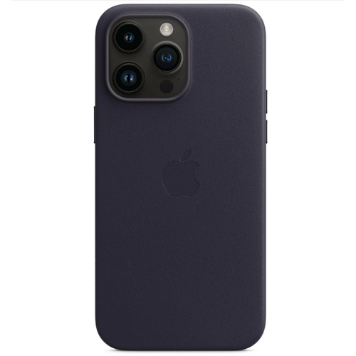 Кожаный чехол Leather Case для iPhone 12 Pro Max с MagSafe, Dark Purple