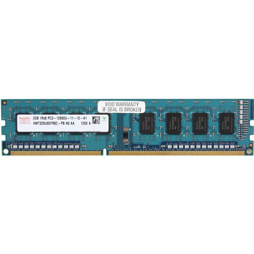 Оперативная память Hynix 2GB PC3-10600 DDR3-1333MHz non-ECC Unbuffered CL9 240-Pin DIMM Single Rank [HMT325U6BFR8C-H9]