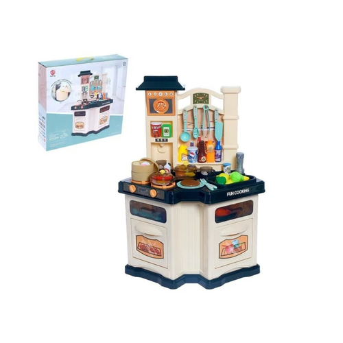 Игровой набор Шеф-повар, с аксессуарами, свет, звук, бежит вода из крана / детская кухня