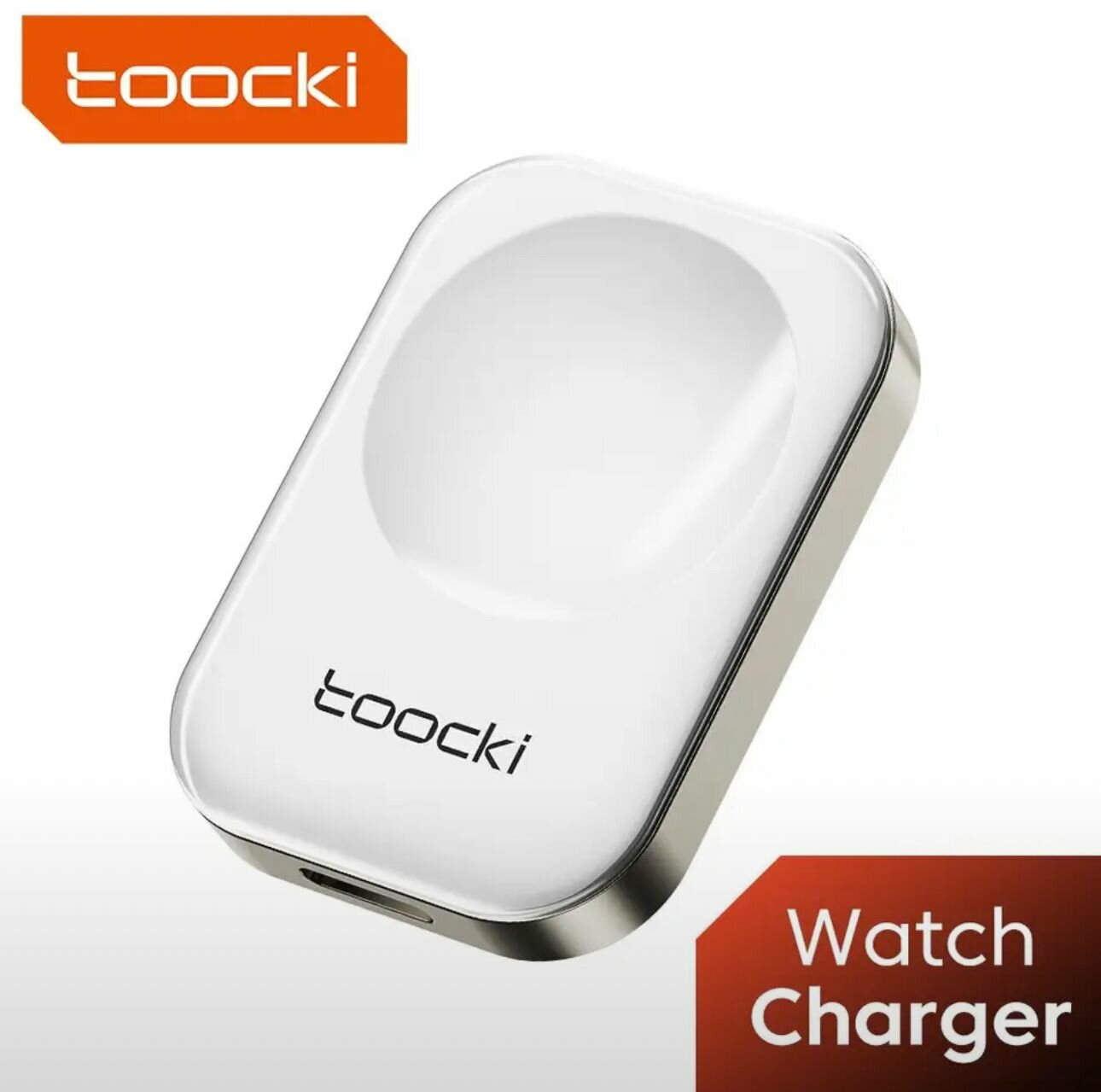 Беспроводное зарядное устройство tooki Lightning для iwatch 7 6 se 5, портативное usb, док-станция зарядки часов Lightning