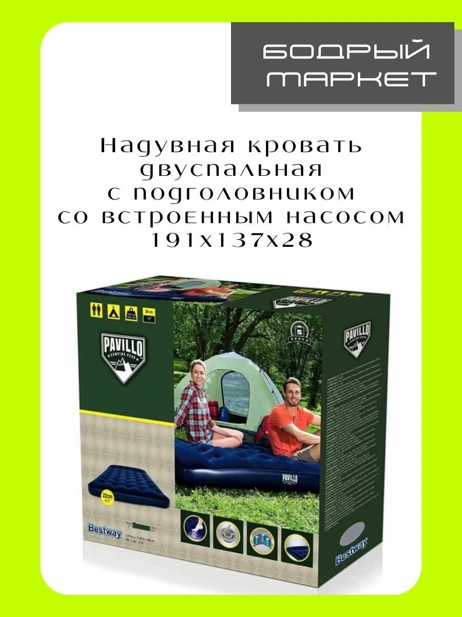 Матрасы надувные Bestway темно-синий