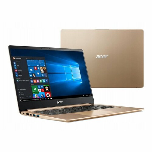 Золотой Ультрабук Acer-14FullHDIPS4 ядраDDR4-4GbSSD-128GbМеталлАКБ-17ч 5123000₽