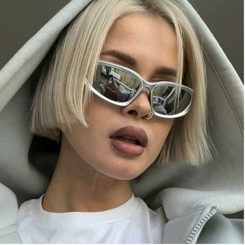 Солнцезащитные очки серебристый 265₽