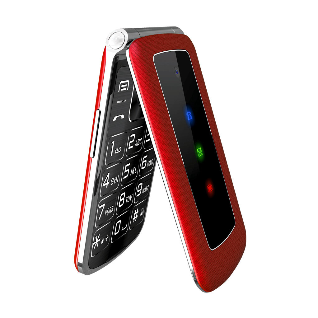 Мобильный телефон Olmio F28 красный - фото №19