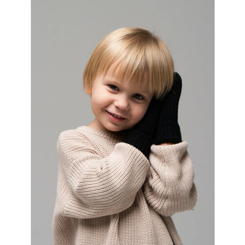 фото Варежки , размер м, черный hand made tubatay