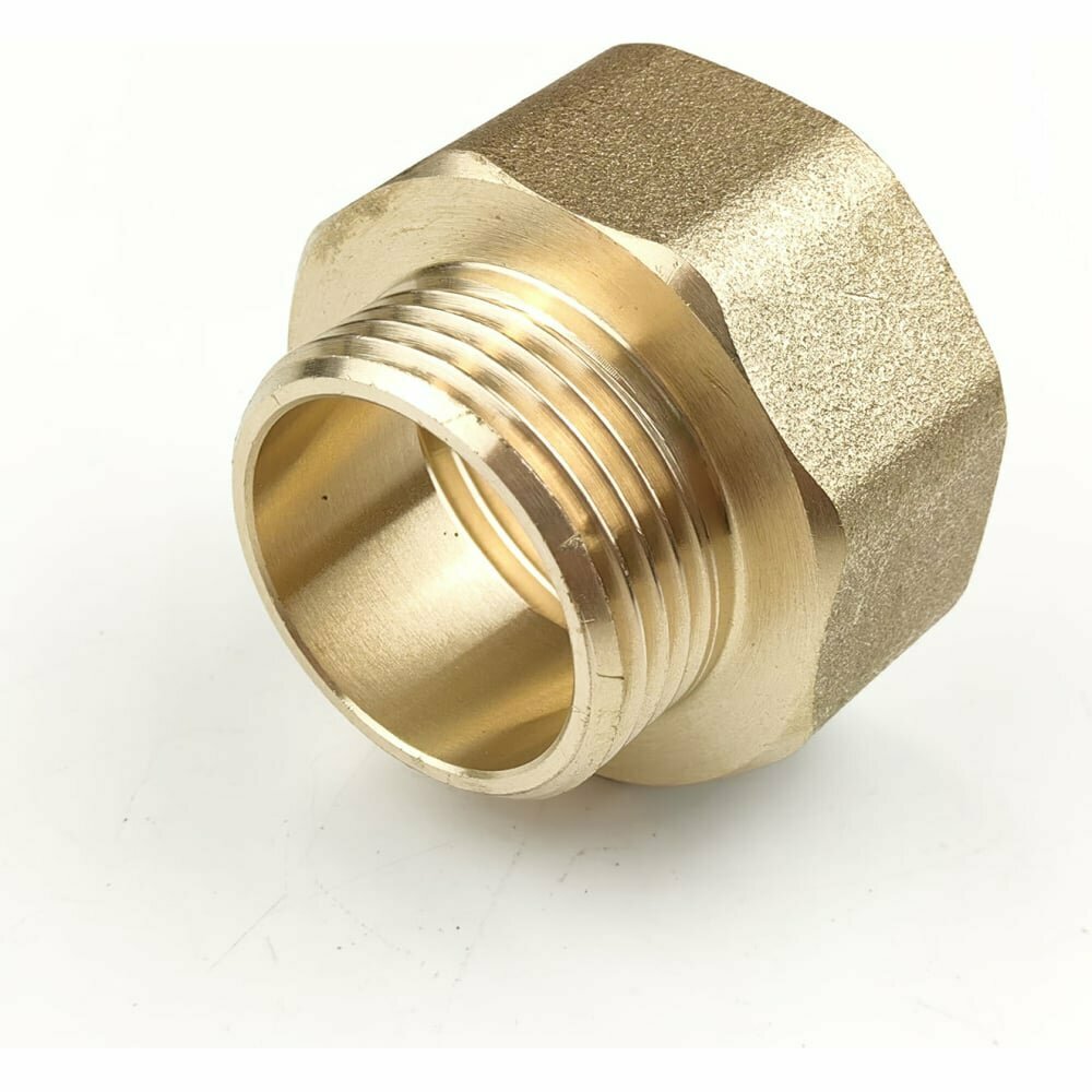 фото Переходник Профитт латунный ВР 1" х НР 3/4" под ключ