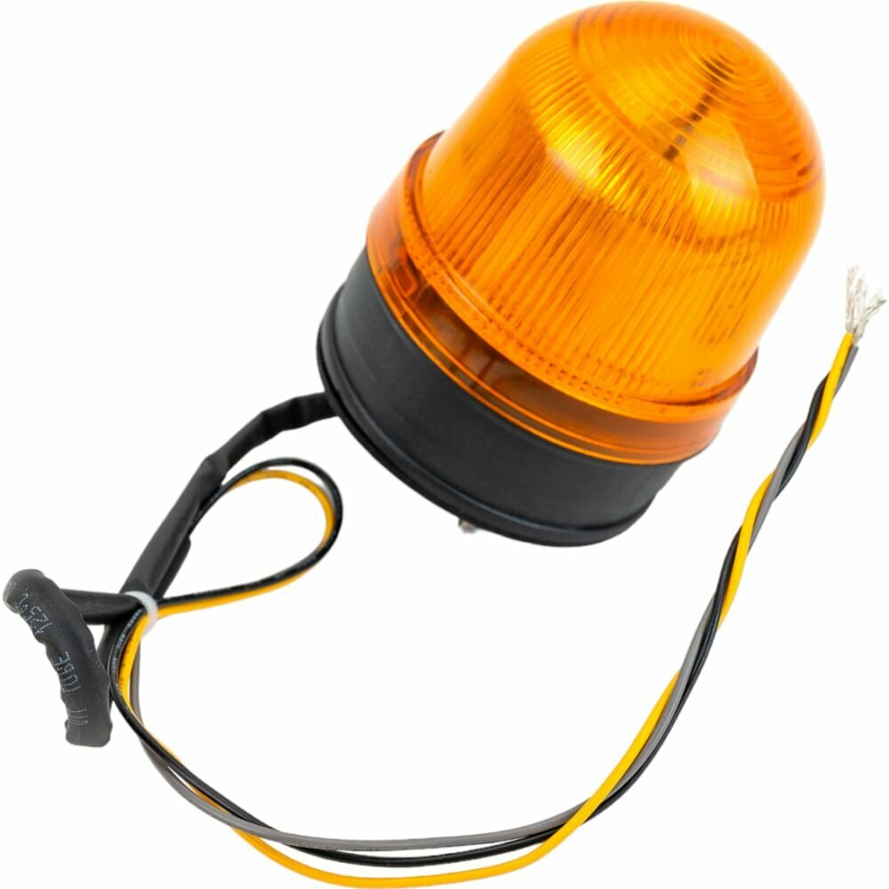 Светосигнальный маячок INNOCONT d=70мм L=85мм светодиод вращение зуммер цвет: желтый 220VAC IP54 кабель 0.5м SL70B-220-Y