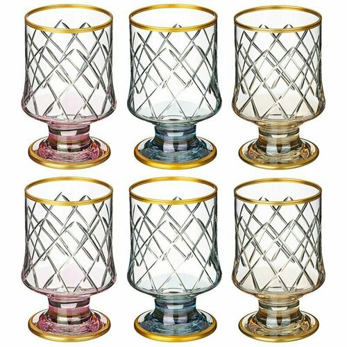 Набор фужеров 6шт / стекло, 475мл / DECORES