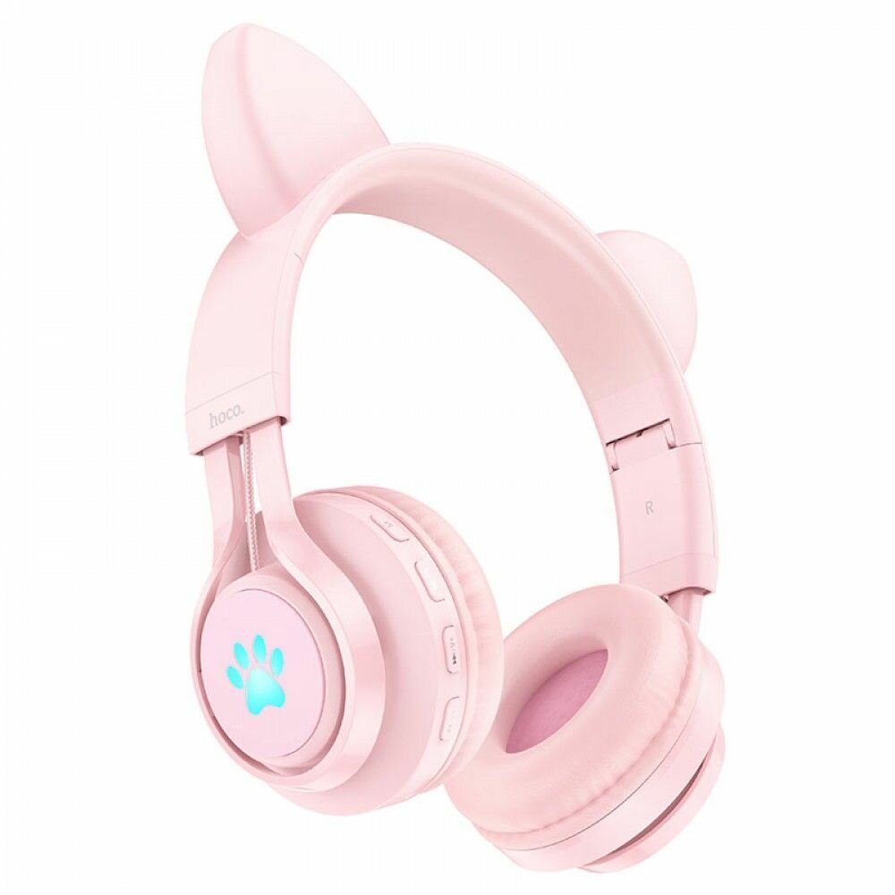 Наушники полноразмерные HOCO W39, Cat ear kids BT headphones, bluetooth