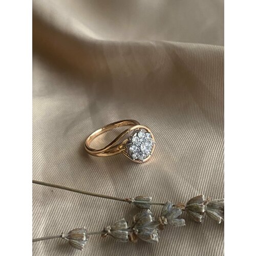 фото Кольцо, фианит, размер 18 fallon jewerly