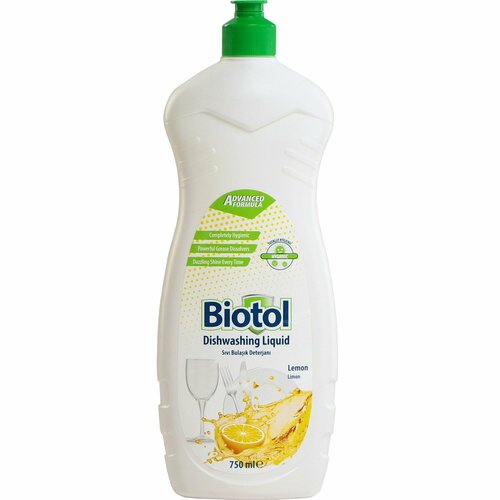 Средство для мытья посуды Biotol 750 мл лимон