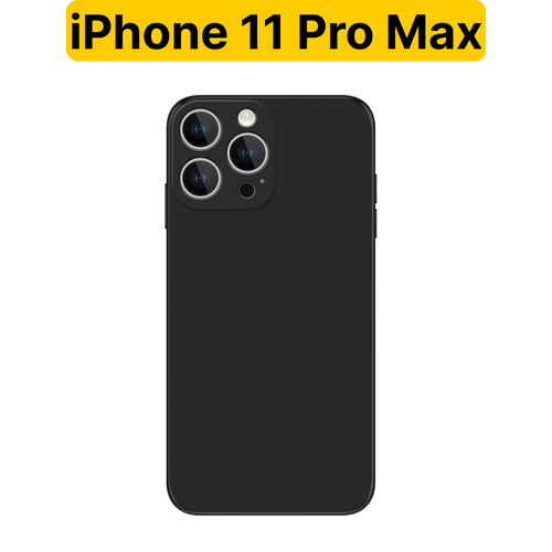 ADV GROUP / Чехол-накладка для iPhone 11 Pro Max, матовый, чёрный