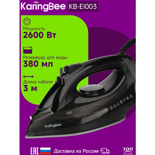 Утюг с отпаривателем KaringBee KB-EI003 черныйЕАС-сертификат 259000₽