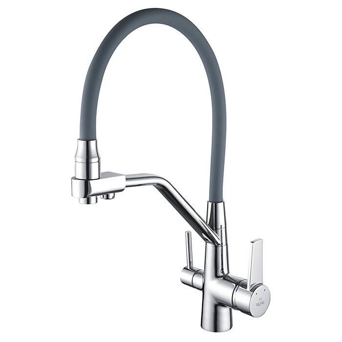 Смеситель для кухни с подключением фильтра Rose R558