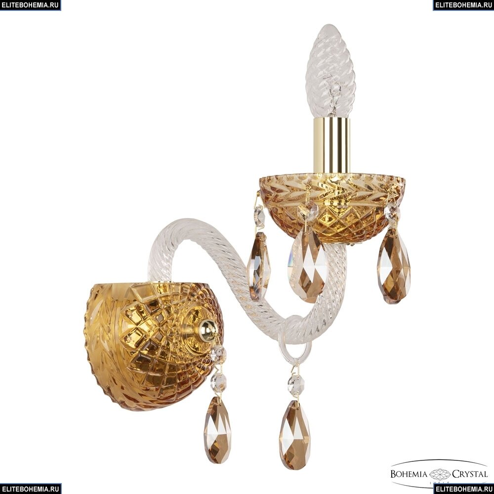 5417B 1 165 G Amber M 1F K721 Бра хрустальное Bohemia Ivele Crystal