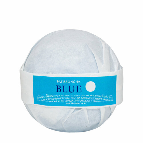 PATISSONCHA Бомба для ванны Blue, размер L 220 гр