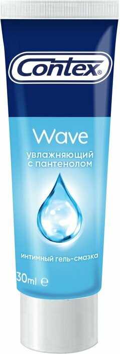 Гель-смазка Contex Wave Увлажняющий с пантенолом 30мл